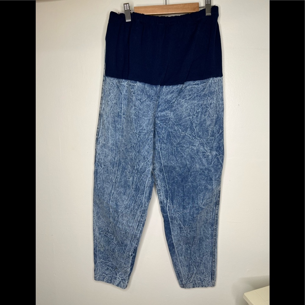 Stone Washed Maternity Jeans